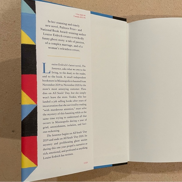 The Sentence by Louise Erdrich Literary Fiction Hardcover Book - Picture 6 of 7